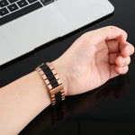 سوار ساعة من الفولاذ المقاوم للصدأ لسلسلة Apple Watch 10 مقاس 42مم / 9 و 8 و 7 مقاس 41مم / SE 3 و SE 2 و 6 و SE و 5 و 4 مقاس 40مم / 3 و 2 و 1 مقاس 38مم، لسلسلة Apple Watch 8 و 7 مقاس 41مم / SE 2 و 6 و SE و 5 و 4 مقاس 40مم / 3 و 2 و 1 مقاس 38مم