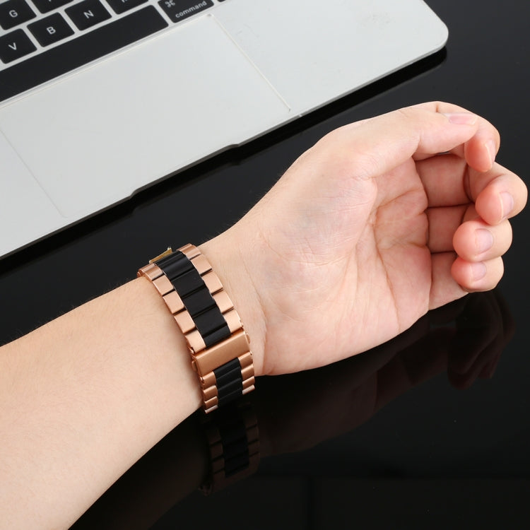 سوار ساعة من الفولاذ المقاوم للصدأ لسلسلة Apple Watch 10 مقاس 42مم / 9 و 8 و 7 مقاس 41مم / SE 3 و SE 2 و 6 و SE و 5 و 4 مقاس 40مم / 3 و 2 و 1 مقاس 38مم، لسلسلة Apple Watch 8 و 7 مقاس 41مم / SE 2 و 6 و SE و 5 و 4 مقاس 40مم / 3 و 2 و 1 مقاس 38مم