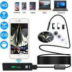 كاميرا منظار رقمي WiFi بدقة 2.0 ميجابكسل YPC110 بقطر عدسة 8 مم، 8 مصابيح LED، مقاومة للماء IP68، طول الخط الصلب: 3.5 متر