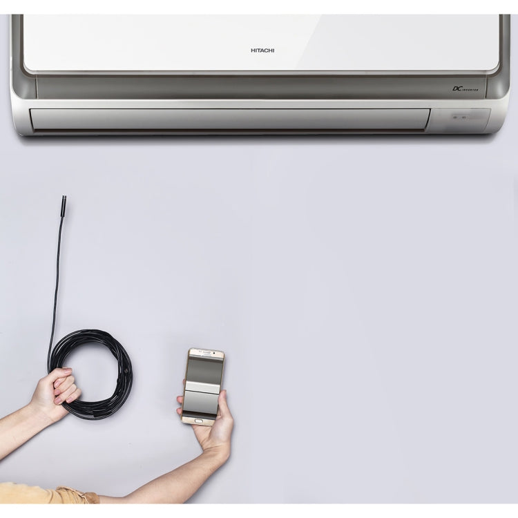 كاميرا منظار رقمي WiFi بدقة 2.0 ميجابكسل YPC110 بقطر عدسة 8 مم، 8 مصابيح LED، مقاومة للماء IP68، طول الخط الصلب: 3.5 متر