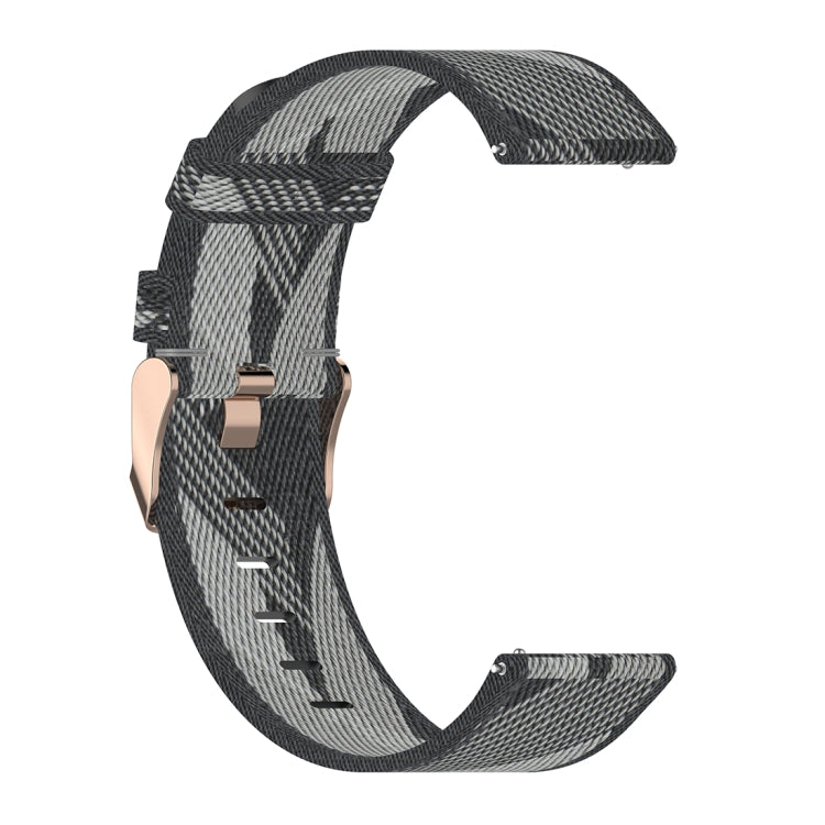 سوار ساعة من النايلون منسوج بخطوط 22مم لساعة Galaxy Watch 46مم / Gear S3