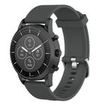 22mm Texture Silicone Wrist Strap Watch Band for Fossil Hybrid Smartwatch HR, Male Gen 4 Explorist HR, Male Sport