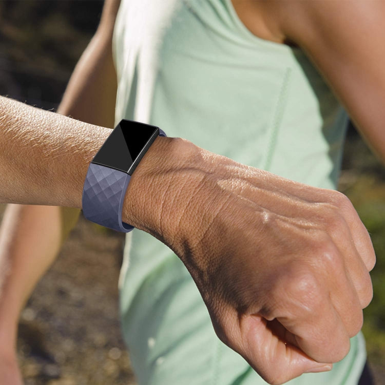 سوار ساعة رياضي قابل للتعديل بنمط ماسي لـ FITBIT Charge 2، الحجم: S، 10.5x8.5 سم، S