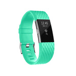 سوار ساعة رياضي قابل للتعديل بنمط ماسي لـ FITBIT Charge 2، الحجم: S، 10.5x8.5 سم، S