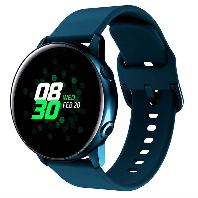 سوار ساعة بإبزيم مطلي كهربائياً للساعة الذكية Galaxy Watch Active