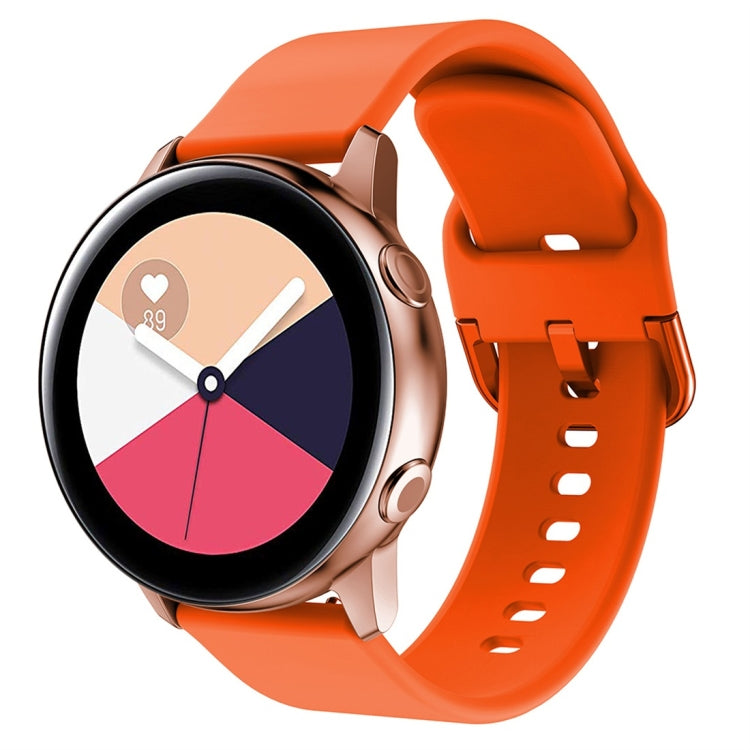 سوار ساعة بإبزيم مطلي كهربائياً للساعة الذكية Galaxy Watch Active