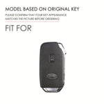 For Kia Sorento / Seltos 2021 / K5 Hallmo Car Cowhide Leather Key Protective Cover Key Case, C173