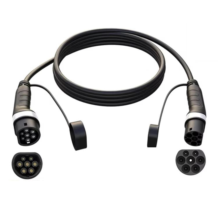 Feyree European Standard New Energy Electric Vehicle Charging Pile Double-ended Extension Cable, 480V 16A