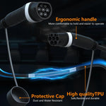 Feyree European Standard New Energy Electric Vehicle Charging Pile Double-ended Extension Cable, 480V 16A