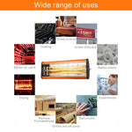 220V 1050W Heat Light Infrared Dryer Spray Paint Heating Curing Lamp Baking Booth Heater, UK Plug, 1050W, UK Plug