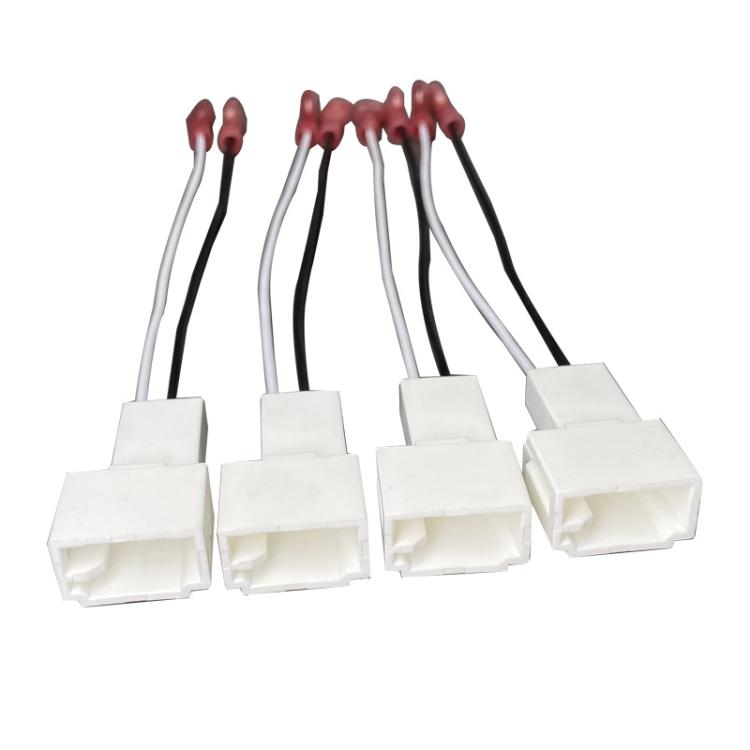 4pcs Car Audio Conversion Harness Connector Subwoofer Speaker Wiring Adapter for Toyota / Mitsubishi / Subaru, For Toyota / Mitsubishi / Subaru