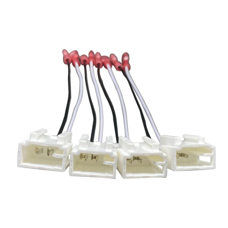 4pcs Car Audio Conversion Harness Connector Subwoofer Speaker Wiring Adapter for Toyota / Mitsubishi / Subaru, For Toyota / Mitsubishi / Subaru