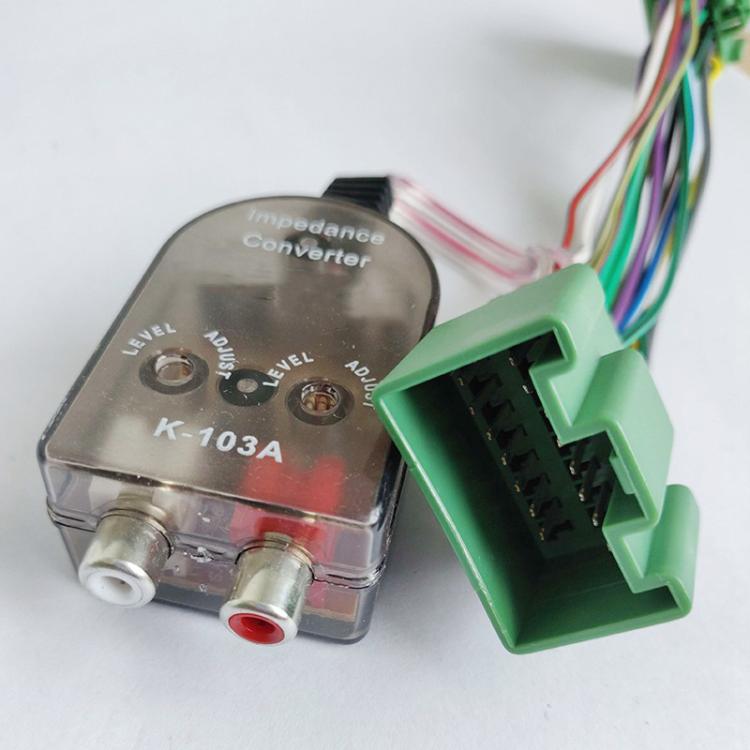 Subwoofer Harness & Amplifier Adapter High to Low Converter Wiring Harness for Buick / GM / GMC / Chevrolet, For Buick / GM / GMC / Chevrolet