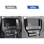 For Ford Mustang 2015-2020 Car Central Control Panel Decorative Sticker, Left and Right Drive Universal, Central Control Panel