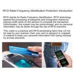 100 قطعة غلاف رقائق الألمنيوم مضاد للسرقة لحجب RFID لحماية جواز السفر ودفتر الحساب، الحجم: 13.5*10.5 سم، بنمط الطائرة 100 قطعة