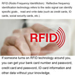 100 قطعة أكمام حماية من الألمنيوم مضادة للسرقة مع حجب RFID لحماية البطاقات، الحجم: 9.1*6.3 سم، أكمام حجب RFID 100 قطعة