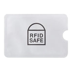 100 قطعة أكمام حماية من الألمنيوم مضادة للسرقة مع حجب RFID لحماية البطاقات، الحجم: 9.1*6.3 سم، RFID SAFE 100 قطعة