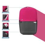 POFOKO XY Series 13.3 inch Fashion Color Matching Multi-functional Backpack Computer Bag, Size: S