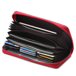 902 Antimagnetic RFID Litchi Texture Women Large Capacity Hand Wallet Purse Phone Bag with Card Slots