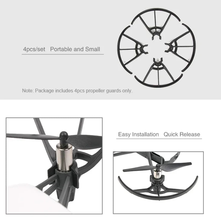 4 أغطية حماية للمراوح لطائرة DJI TELLO بدون طيار، لأغطية حماية مراوح DJI TELLO