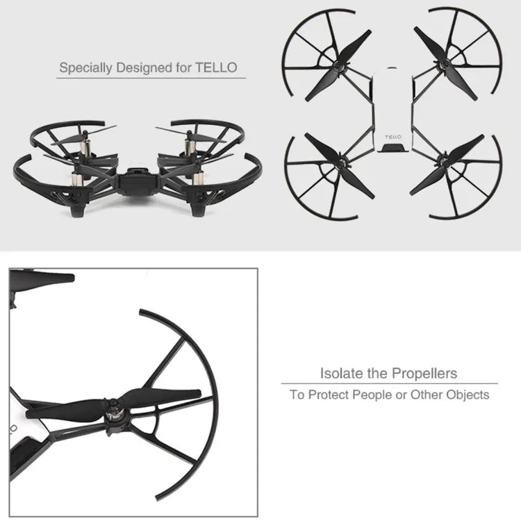 4 أغطية حماية للمراوح لطائرة DJI TELLO بدون طيار، لأغطية حماية مراوح DJI TELLO