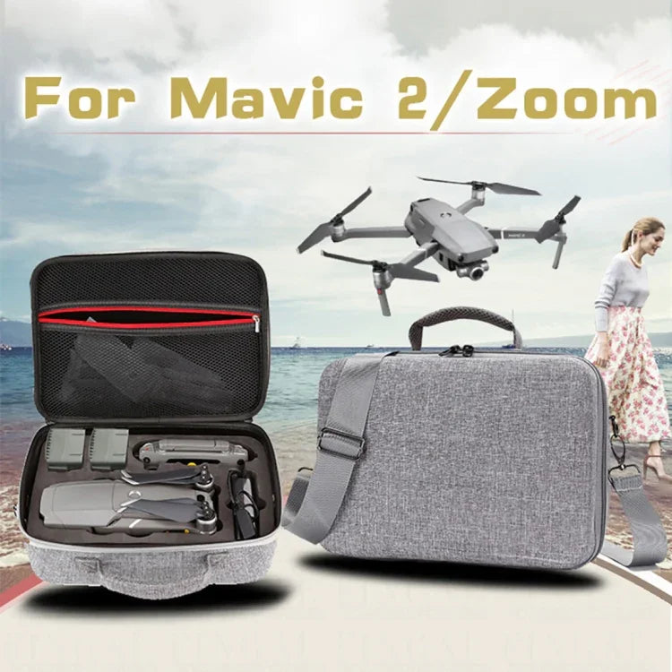 حقيبة محمولة مقاومة للصدمات والماء لطائرة DJI Mavic 2 Pro / Zoom وملحقاتها، الحجم: 29 سم × 19.5 سم × 12.5 سم، لطائرة Mavic 2 Pro