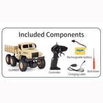 JJR/C 1:18 2.4Ghz 4 Channel Remote Control Dongfeng 7 Six-wheeled Armor Truck Vehicle Toy, Dongfeng 7 (Yellow)