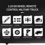 JJR/C 1:18 2.4Ghz 4 Channel Remote Control Dongfeng 7 Six-wheeled Armor Truck Vehicle Toy, Dongfeng 7 (Yellow)