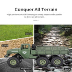 JJR/C 1:18 2.4Ghz 4 Channel Remote Control Dongfeng 7 Six-wheeled Armor Truck Vehicle Toy, Dongfeng 7 (Yellow)