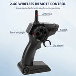 لعبة قارب تحكم عن بعد للأطفال 2.4G، YDJ-B801 (أسود)، YDJ-B801 (أزرق)
