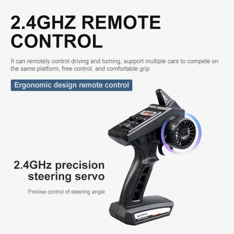 سيارة لعبة كهربائية 4WD RC مقاس 1:16 SCY-16101 2.4G، SCY-16101 / أزرق