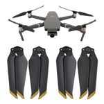 زوجان من شفرات مروحة منخفضة الضوضاء سريعة التحرير 8743F لطائرة DJI Mavic 2 Pro / Zoom، ل DJI Mavic 2  2 زوج ذهبي، ل DJI Mavic 2  2 زوج فضي