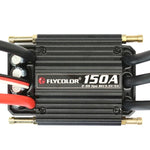 جهاز تحكم سرعة إلكتروني مقاوم للماء Flycolor Flymoster Series 150A 2-6S لقارب RC، 150A 2-6S