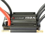 جهاز تحكم سرعة إلكتروني مقاوم للماء Flycolor Flymoster Series 150A 2-6S لقارب RC، 150A 2-6S