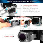 فلتر عدسة ND8-PL + ND16-PL + ND32-PL + ND64-PL ND-PL من Sunnylife M2P-FI538 لكاميرا DJI Mavic 2 Pro