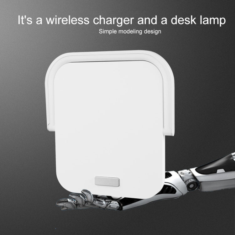 مصباح مكتب LED يعمل باللمس مع شاحن لاسلكي محمول XM9902