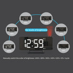 ساعة منبه رقمية TS-9210 مع عرض الوقت وعرض الإسقاط، TS-9210