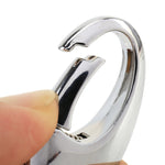 Car Metal Key Holder With Two Rings, Key Holder With Two Rings(Black)