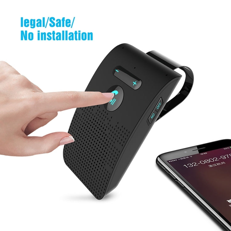 مجموعة مكبر صوت سيارة بلوتوث لاسلكي SP09 V4.2 متعددة النقاط مع مكبر صوت ومكبر صوت للمكالمات، يدعم قراءة الصوت ومستشعر الاهتزاز