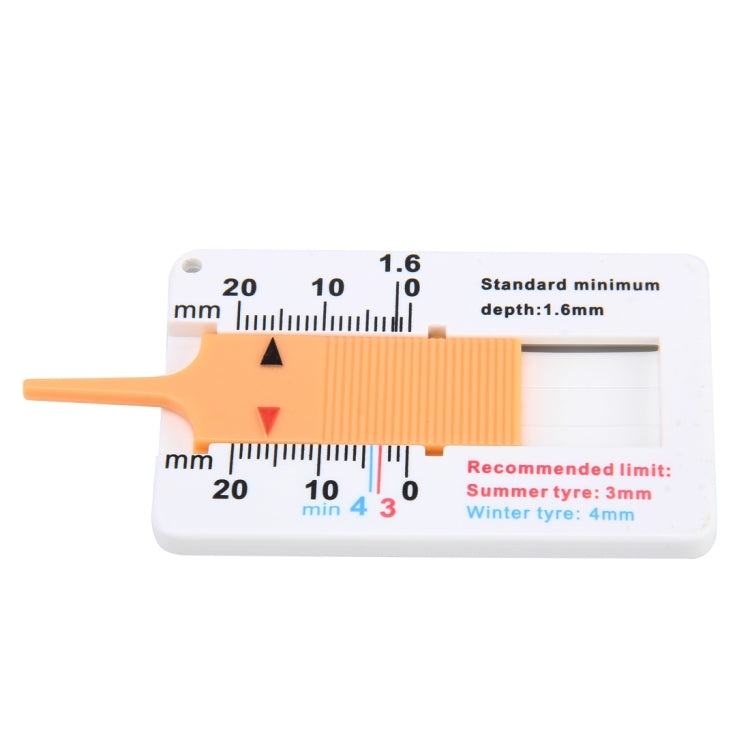 2pcs 0-20mm Plastic Tread Plan Refinding Rounds Refinding Outcome Exists Tread Tablets Plastic Tire Tread Depth Gauge, Plastic Tire Tread Depth Gauge, Plastic Tire Tread Depth Gauge(Blue)