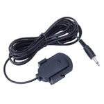 Car Audio Microphone 3.5mm Jack Plug 2 Pole Mono Mic Stereo Mini Wired External Sticker Microphone Player for Auto DVD Radio, Cable Length: 2.1m, Cable Length: 2.1m