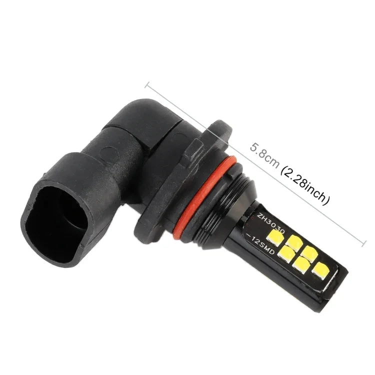 2 قطعة مصابيح ضباب سيارة 9005 DC9-16V / 3.5 واط / 6000 كلفن / 320 لومن، 12 LED SMD-ZH3030، مع تيار ثابت، 9005
