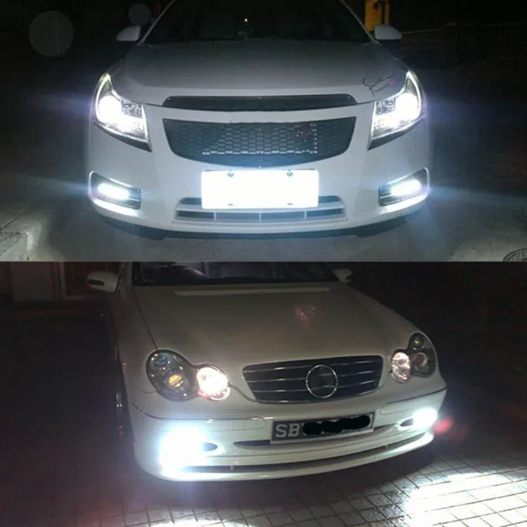 2 قطعة مصابيح ضباب سيارة 9005 DC9-16V / 3.5 واط / 6000 كلفن / 320 لومن، 12 LED SMD-ZH3030، مع تيار ثابت، 9005