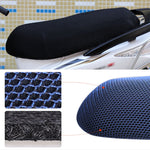 Waterproof Motorcycle Sun Protection Heat Insulation Seat Cover Prevent Bask In Seat Scooter Cushion Protect, Size: XXL, Length: 86- 92cm; Width: 40-56cm, Size: XXL (Black Red), Size: XXL (Black Blue), Size: XXL (Blue), Size: XXL (Black)