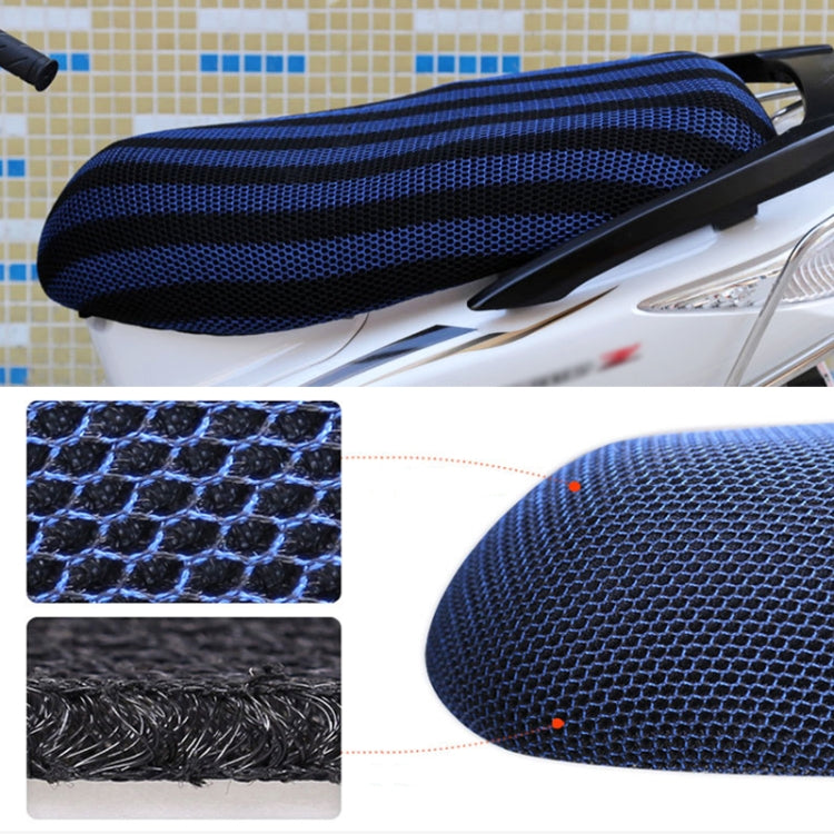 Waterproof Motorcycle Sun Protection Heat Insulation Seat Cover Prevent Bask In Seat Scooter Cushion Protect, Size: XXL, Length: 86- 92cm; Width: 40-56cm, Size: XXL (Black Red), Size: XXL (Black Blue), Size: XXL (Blue), Size: XXL (Black)
