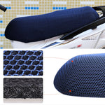 Waterproof Motorcycle Sun Protection Heat Insulation Seat Cover Prevent Bask In Seat Scooter Cushion Protect, Size: XXL, Length: 86- 92cm; Width: 40-56cm, Size: XXL (Black Red), Size: XXL (Black Blue), Size: XXL (Blue), Size: XXL (Black)