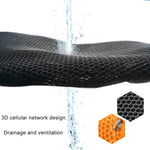 Motorcycle Breathable Sunscreen Double Layer 3D Honeycomb Small Hole Polyester Cushion Mesh, Size: XL, Length: 90cm; Width: 52cm, Size: XL