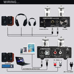 LINEPAUDIO A962 مضخم سماعات رأس أنبوب تفريغ HiFi 6J9 بطاقة صوت USB ASIO، A962
