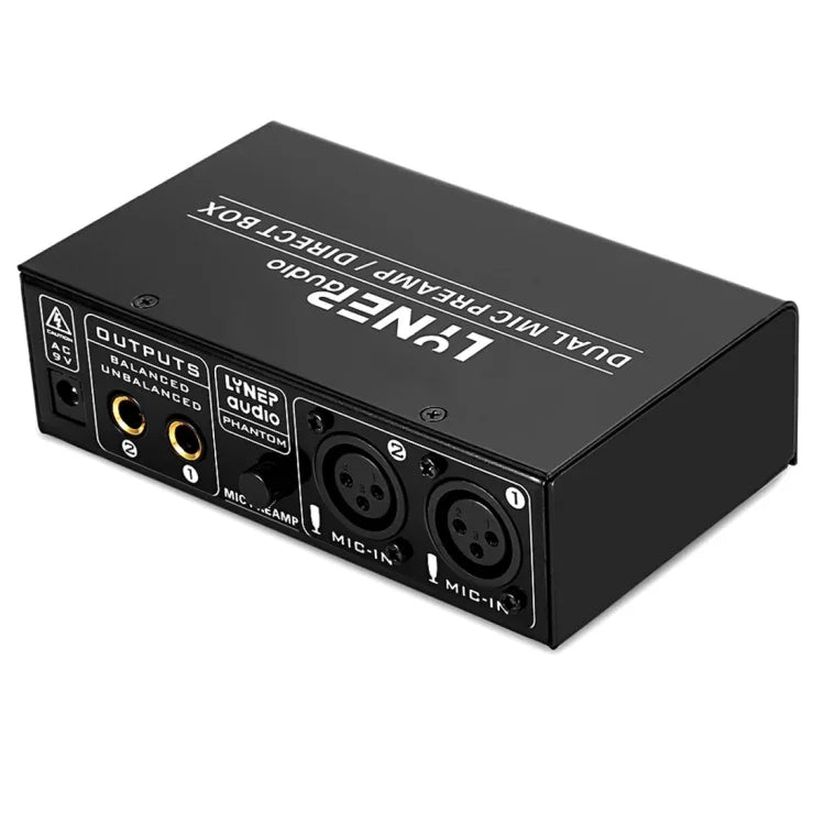 LINEPAUDIO A961 مضخم ميكروفون ثنائي القناة لمضخم جيتار كهربائي وباس كهربائي، A961