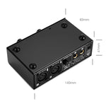LINEPAUDIO A961 مضخم ميكروفون ثنائي القناة لمضخم جيتار كهربائي وباس كهربائي، A961